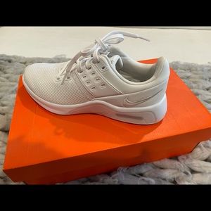 Brand new white Nikes never worn, only tried on